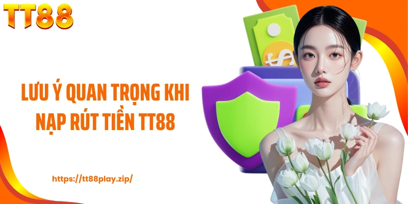 Lưu ý quan trọng khi nạp rút tiền TT88